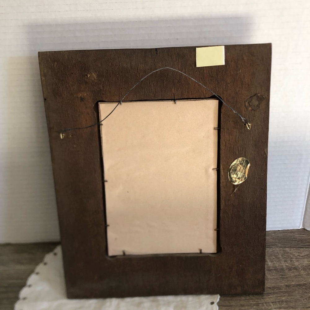 Vtg Gold Ornate Frame with Old Photograph - Picture 4 of 11
